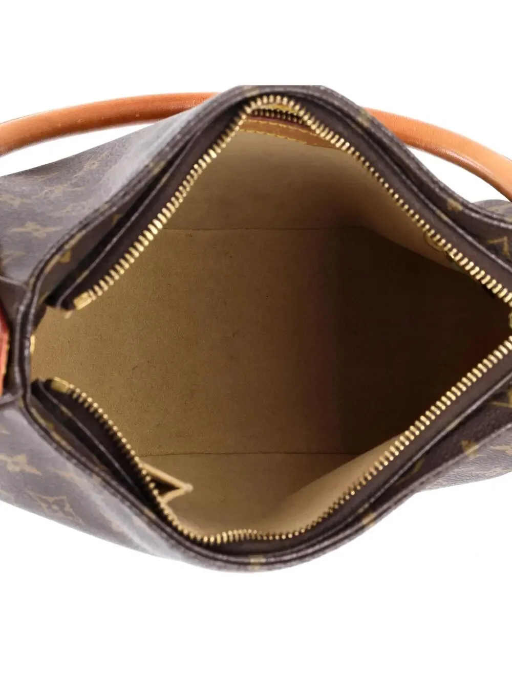 Louis Vuitton Looping Handbag Canvas Mm #262085L10B
